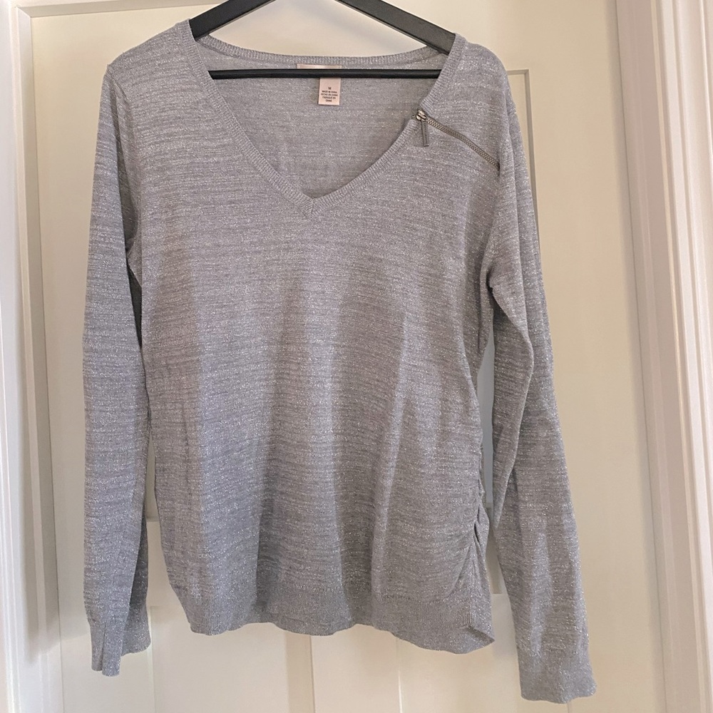 DKNY silver sweater